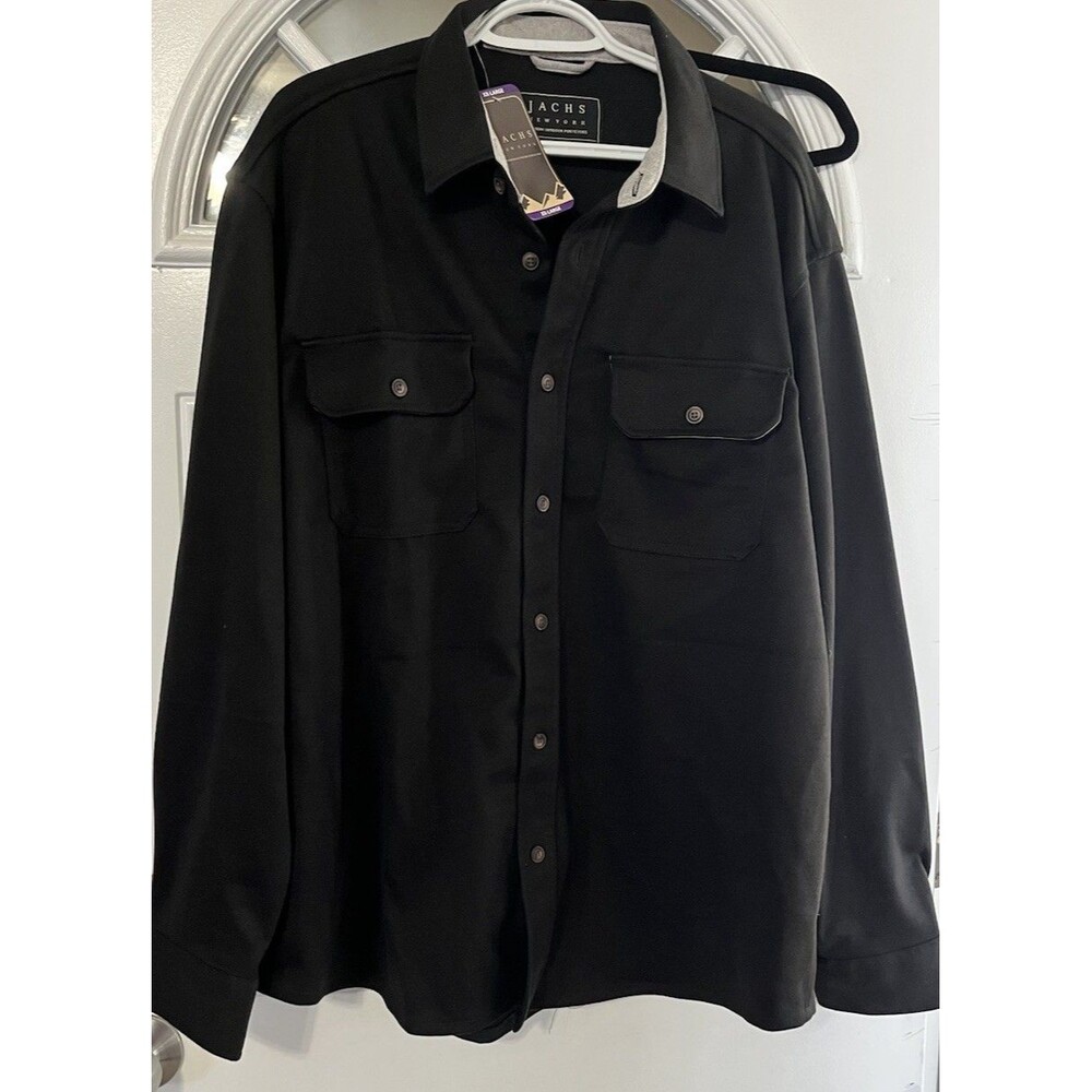 Jachs New York Overcoat Black New With Tags Size XXL
